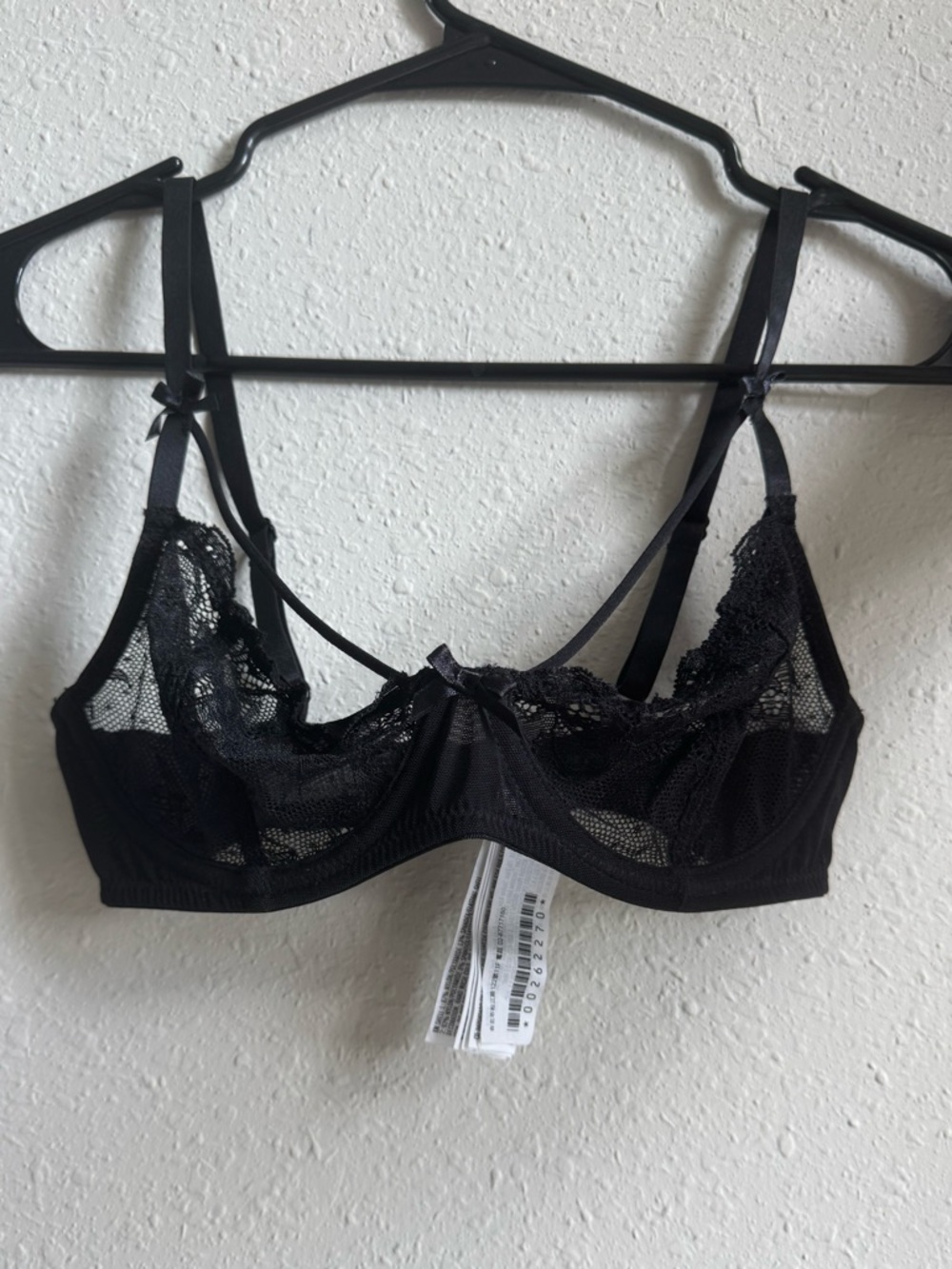 Forever 21 black lace bralette 32C